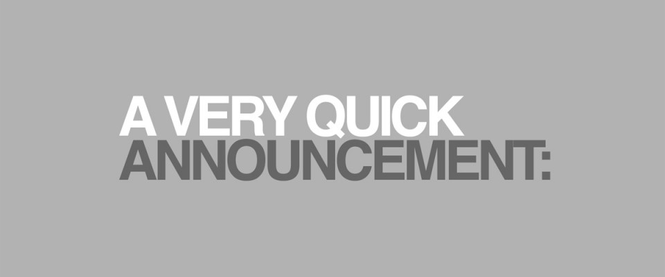 announcement
