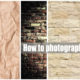 how to photograph texture